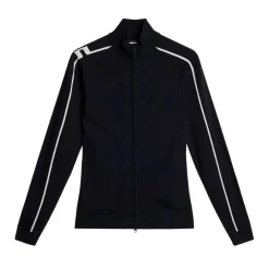 Aubree Knitted Zip Sweater Blå