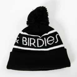 Bobble Hat Svart Vit