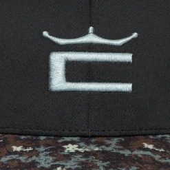 Camo Crown C Snapback Cap Svart