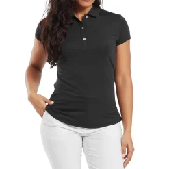 Cap Sleeve Lisle Svart