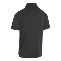 Chev Twill Jacquard Polo Svart