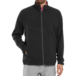 Full-Zip Zephyr Windshirt Svart