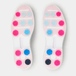 Galavant2r Side Dtripe Kiltie Vit Blå