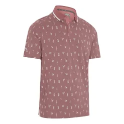 Geo Cocktail Print Polo