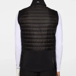 Hayden Quilt Hybrid Vest Svart