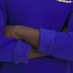 Hazard Warning Hoodie Blå