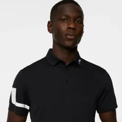 Heath Regular Fit Golf Polo Svart