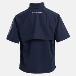 Jr Windbreaker SS 1/4 Zip Blå