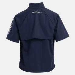 Jr Windbreaker SS 1/4 Zip Blå