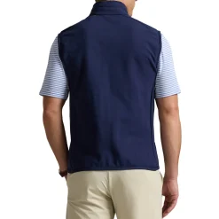 Knit Full Zip Vest Tech Terry