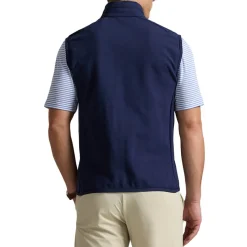 Knit Full Zip Vest Tech Terry