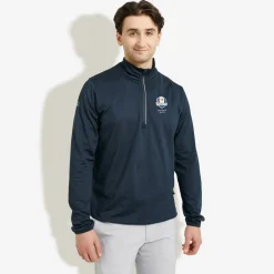 M Rc25 Cradoc Halfzip Fleece Blå