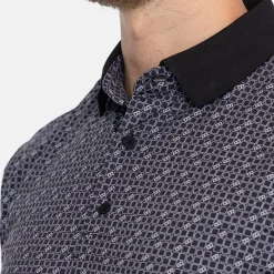 M Tech Pique Micro AOP Svart