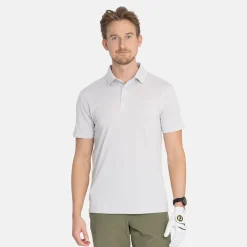 M Tech Solid Pique Knit Grå