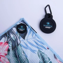 Magnetic Towel Vit Blå Rosa