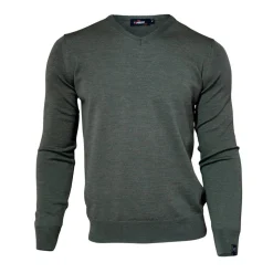 Merino V-Neck Grön