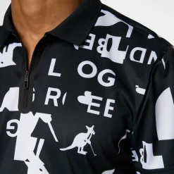 Miro Print Polo JL x Kangol