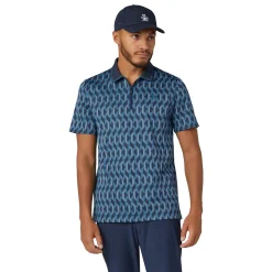 OP All Over Jacquard Colour Block Polo