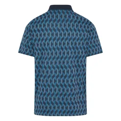 OP All Over Jacquard Colour Block Polo