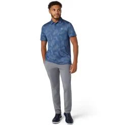 OP All Over YD Botanical Jacquard Polo