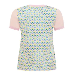 OP Ss Lattice Zip Mock