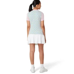 OP Ss Lattice Zip Mock