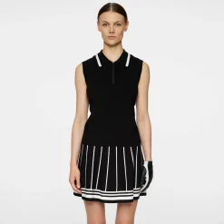 Ramona Knitted Polo Shirt Svart