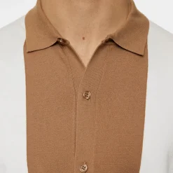 Rue Knitted Polo Shirt Vit