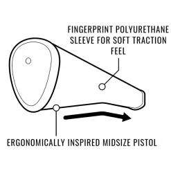 Sink fit PU Pistol Putter