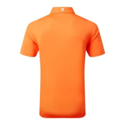 Stretch Pique Solid Orange
