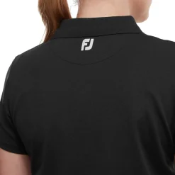 Stretch Pique Solid Svart