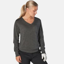 Vernon V-Neck Merino Grå