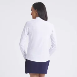 W Houndstooth 1/4 Zip