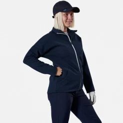 W Sunningdale Fullzip Blå