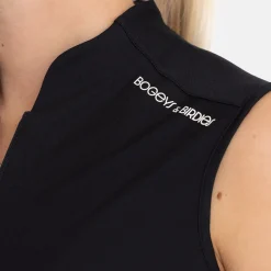 W Tech Dress Zip Collar Svart