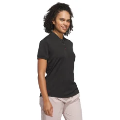 W Ultimate Diamond Jacquard Polo Shirt Svart