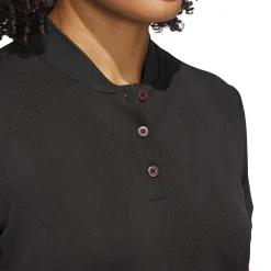 W Ultimate Diamond Jacquard Polo Shirt Svart