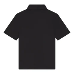 Youth Unisex Solid Polo Svart