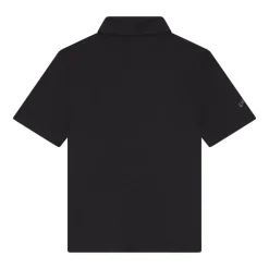 Youth Unisex Solid Polo Svart
