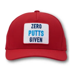 Zero Putts Given Snapback Röd